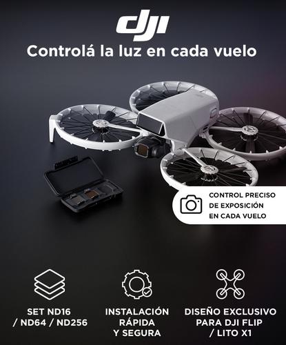 Juego De Filtros ND Para DJI Flip/Lito Series (ND16/64/256) - 1