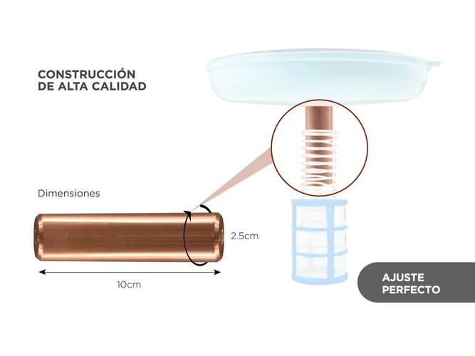 Repuesto Para Ionizador Solar Gadnic Barra de Cobre 8cm - 4