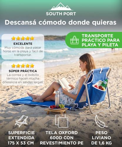 Reposera Southport by Gadnic Plegable Liviana Con Correa  - 1