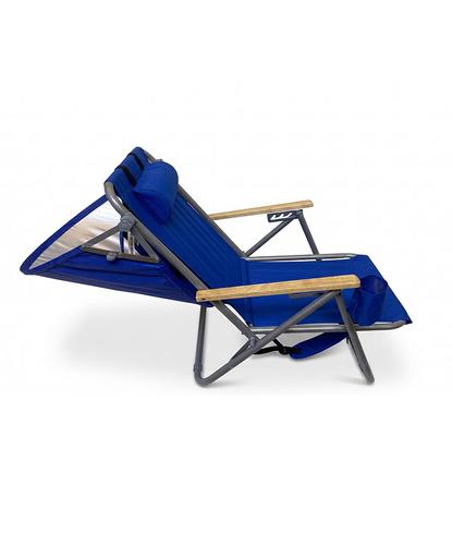 Reposera Plegable Playa Gadnic 4 Posiciones Reforzada Con Techo Reclinable 130kg - 6