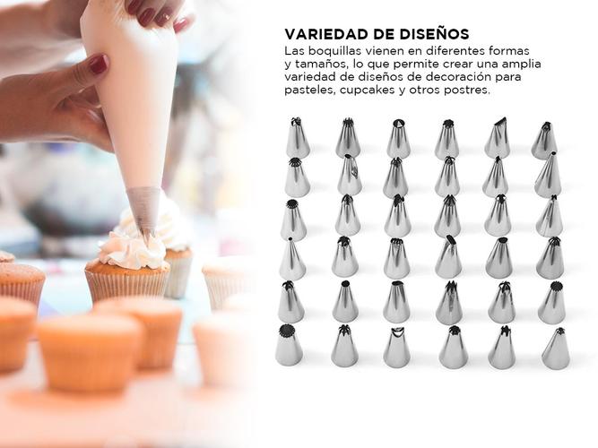 Set Reposteria Gadnic 66 Piezas de Pastelería  - 3