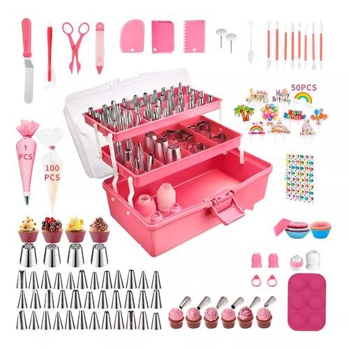 Kit de Decoración Gadnic 370 Piezas Para Reposteria  - 0