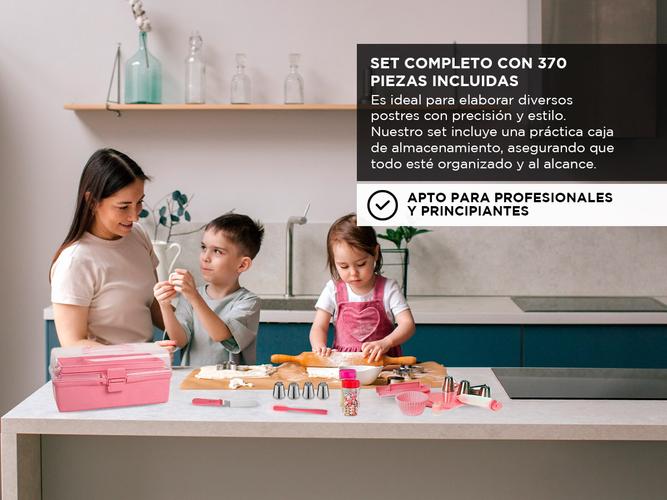 Kit de Decoración Gadnic 370 Piezas Para Reposteria  - 2