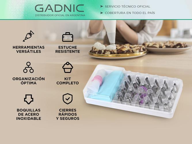 Kit de Pastelería Completo Gadnic Boquillas Profesionales Bolsas - 1
