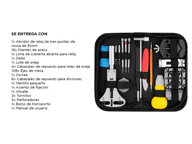 Kit Reparación de Reloj Gadnic 151 Piezas Profesional - 5