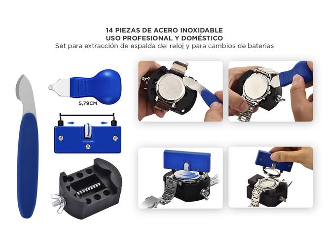 Kit de Reparación de Relojes Gadnic Para Extracción de Espalda - 2