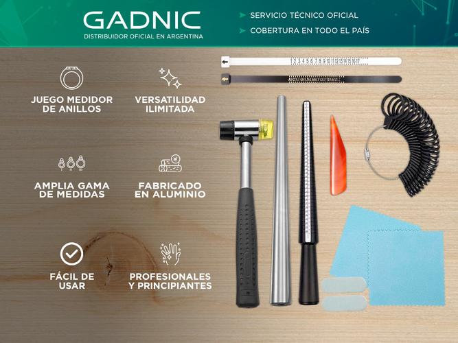 Juego Medidor De Anillos Gadnic RE010 Anillero Plano Outlet - 1