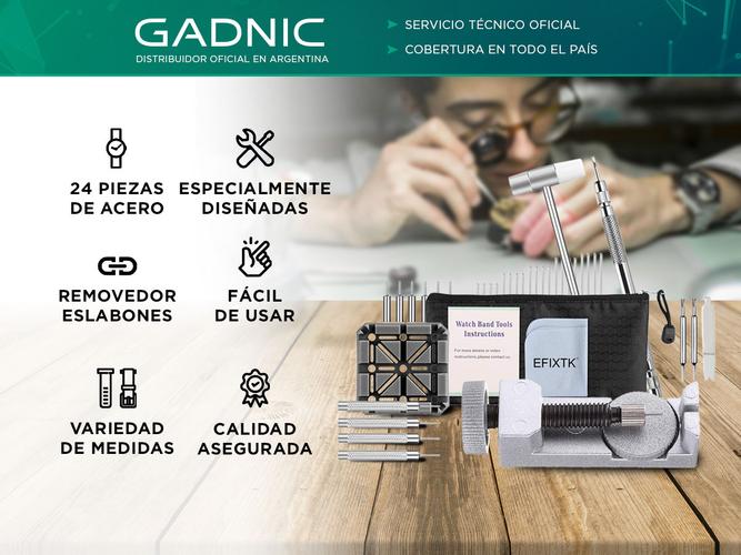 Kit de Reparación de Relojes Gadnic 24 Piezas  - 1