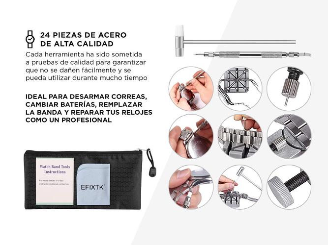 Kit de Reparación de Relojes Gadnic 24 Piezas  - 2
