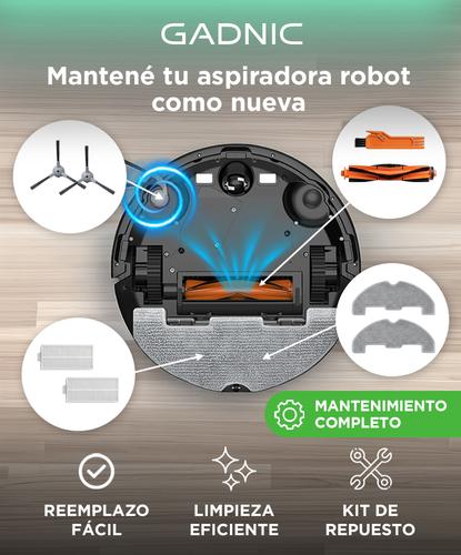 Kit Repuesto Para Aspiradora Robot Gadnic ROB0516X Originales  - 1