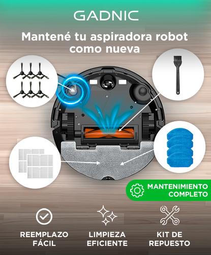 Kit Repuesto Para Aspiradora Robot Gadnic ROB0516X Originales  - 1