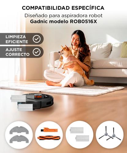 Kit Repuesto Para Aspiradora Robot Gadnic ROB0516X Originales  - 2