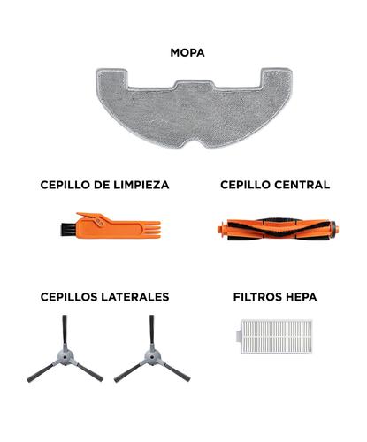 Kit Repuesto Para Aspiradora Robot Gadnic ROB0516X Originales  - 3