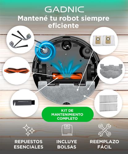Kit Repuesto Aspiradora Robot Gadnic ROB00517 Mantenimiento Originales  - 1