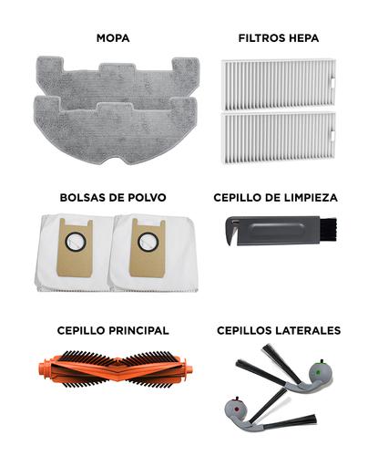 Kit Repuesto Aspiradora Robot Gadnic ROB00517 Mantenimiento Originales  - 3