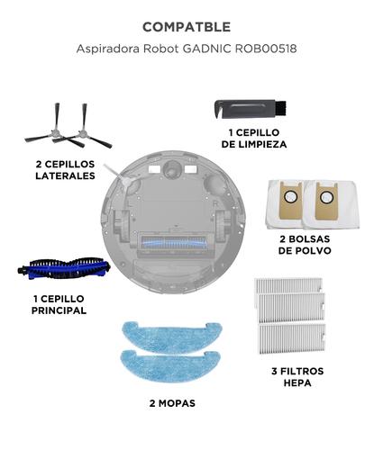 Kit Repuestos Aspiradora Robot GADNIC ROB00518 Mantenimiento Original  - 3