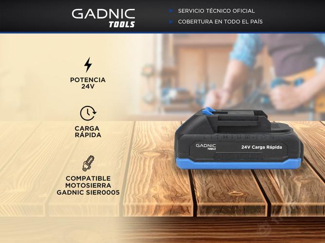 Batería Original de Repuesto para Mini Motosierra Electrica Gadnic SIER0005 - 1