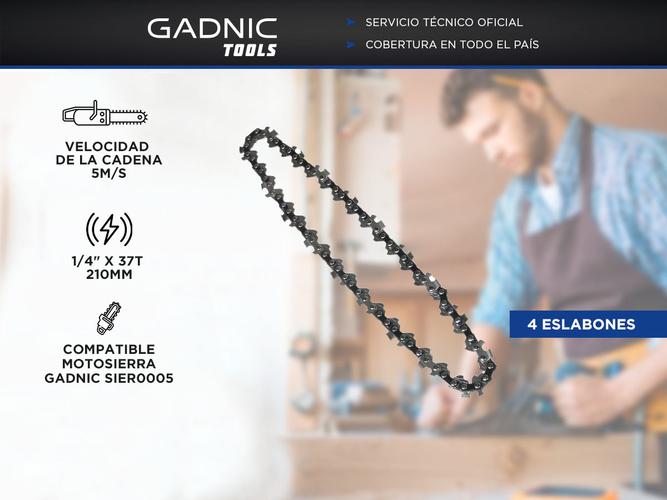 Repuesto Original Cadena de Motosierra Electrica Gadnic SIER0005 - 1