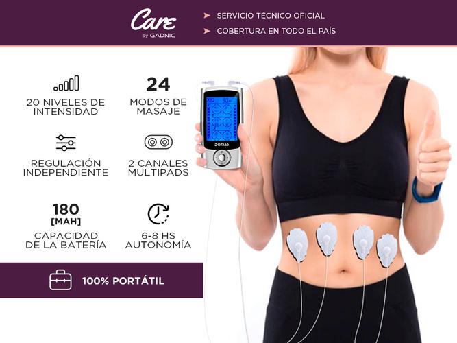 Repuesto genuino electrodos Gadnic para Electroestimulador 9910 - 1