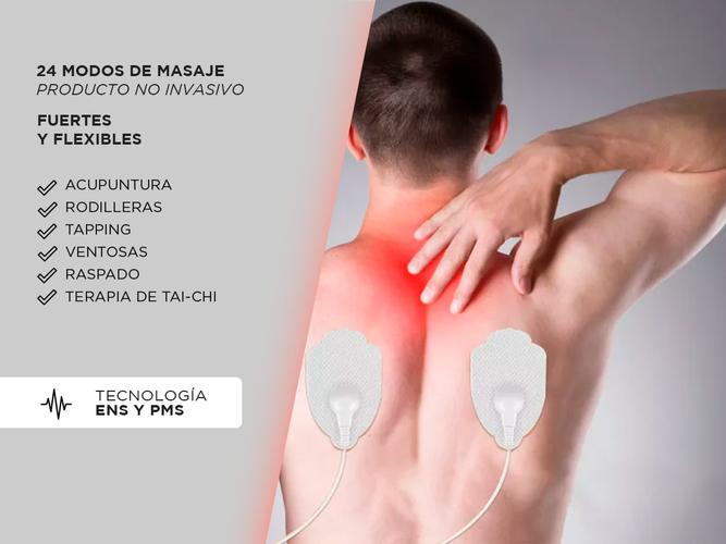 Repuesto genuino electrodos Gadnic para Electroestimulador 9910 - 2