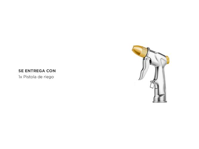 Pistola de Riego Metálica Gadnic con Alta Presión de Agua - 5