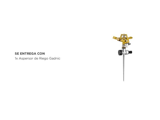 Regador Aspersor de Metalico Gadnic Con Estaca - 4