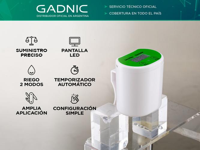 Sistema de Riego por Goteo Gadnic con Temporizador - 1