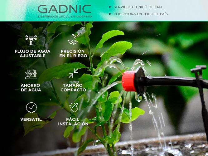 Goteros Regulables Gadnic Riego por goteo x100 Unidades - 1