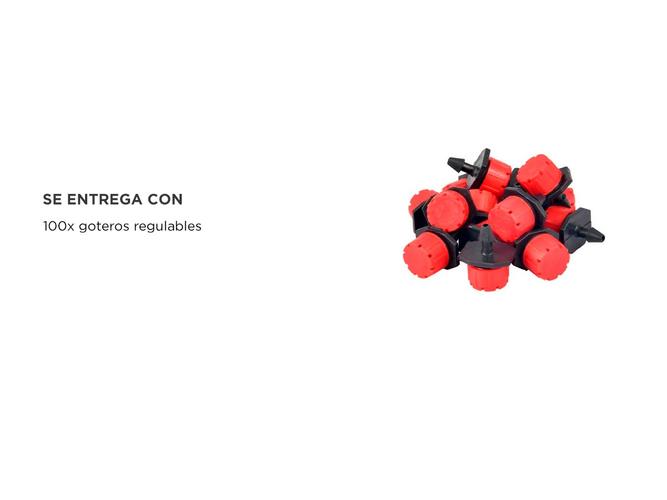 Goteros Regulables Gadnic Riego por goteo x100 Unidades - 5