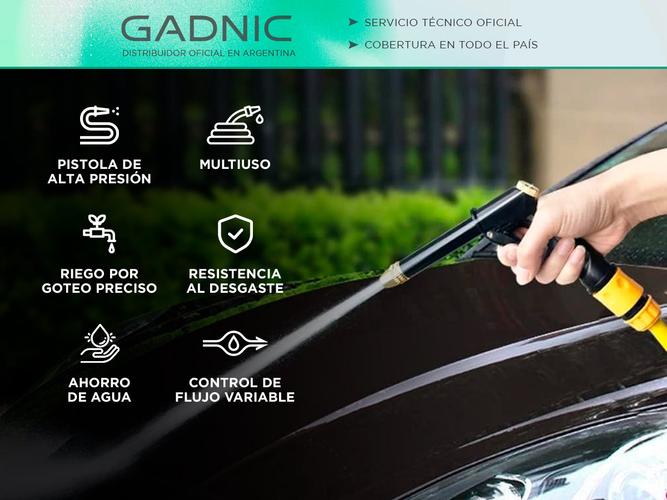 Pistola De Agua Portátil Gadnic Alta Presión Outlet - 1