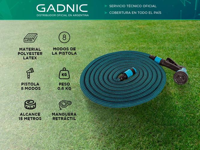 Pistola de Riego + Manguera Expansible Gadnic Outlet - 1