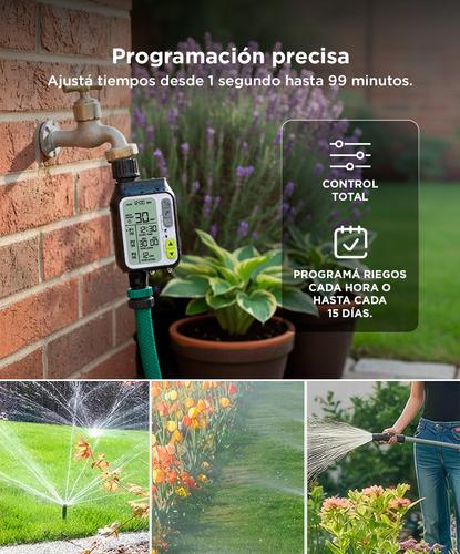 Temporizador de agua Digital  Gadnic RG3030 controlador de riego - 2