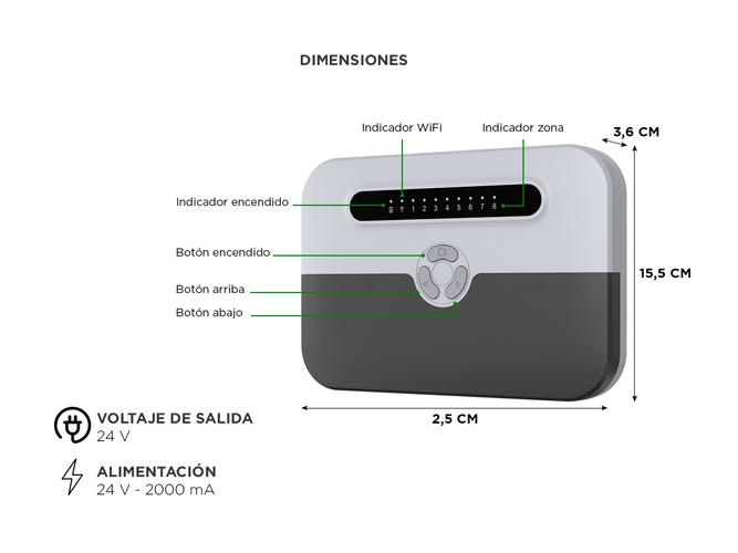 Programador de Riego Gadnic Automático con App - 5