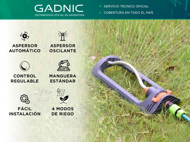 Aspersor de Riego Gadnic MNJ16 Oscilante Automático - 1