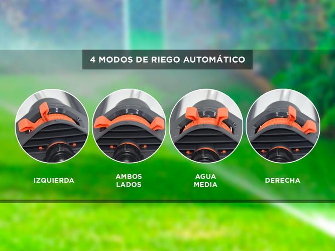 Aspersor de Riego Gadnic MNJ16 Oscilante Automático - 3