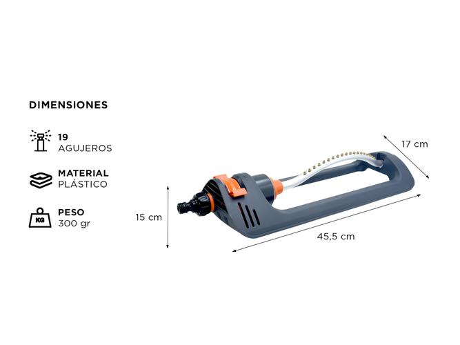 Aspersor de Riego Gadnic MNJ16 Oscilante Automático - 4