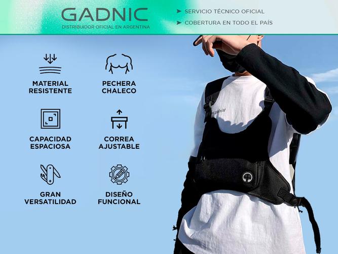 Chest Bag Riñoñera Gadnic Deportiva Táctica Para Hombre Usado - 1