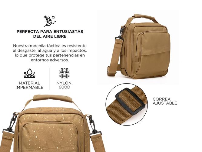 Mochila Bolso Táctico de Hombros Gadnic RN05 Impermeable - 2