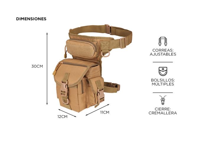 Bolso Muslera Riñonera Gadnic RN06 Táctico Impermeable - 3