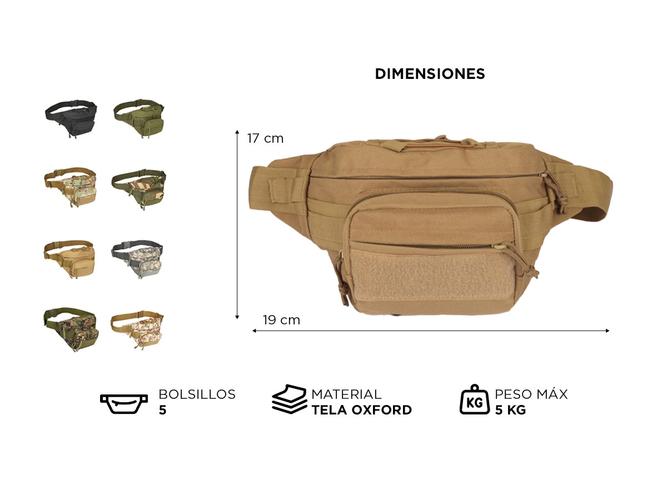 Riñonera Táctica Militar Gadnic Bolsillos con Cierre - 3