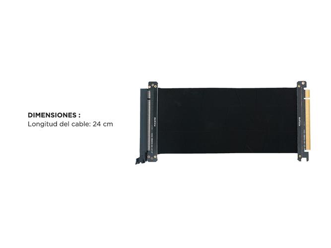 Cable Riser 16x a 16x Pci Express Pcie 3.0 Btc Mineria 24cm - 3
