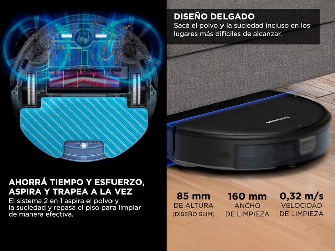 Aspiradora Robot Samsung PowerBot-E 2 En 1 con wifi - 2