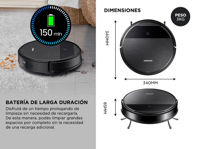 Aspiradora Robot Samsung PowerBot-E 2 En 1 con wifi - 5