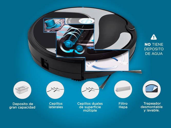 Aspiradora Robot Gadnic Cleanmate X560 Trapeadora  - 5