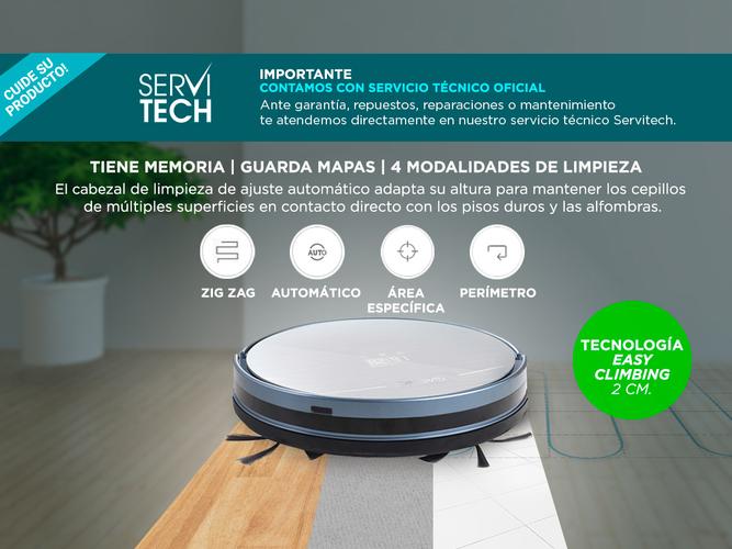 Aspiradora Robot Gadnic Z800 Trapeadora 4 Modos  App Silenciosa - 2