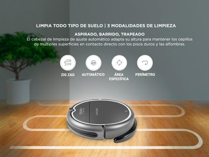 Aspiradora Robot Gadnic Z850 Trapeadora Pared Virtual 200m2 App Silenciosa - 2