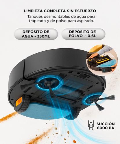 Aspiradora Robot Gadnic Z900 Trapeadora 3 Modos 200m2 App Silenciosa  - 2