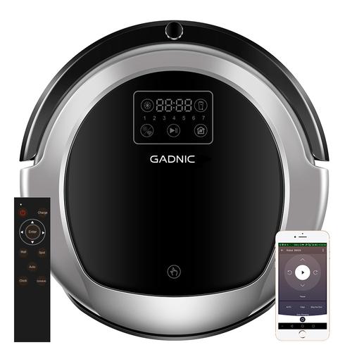 Aspiradora Robot Gadnic Clean Duo Z980 Trapeadora Pared Virtual UV App - 0