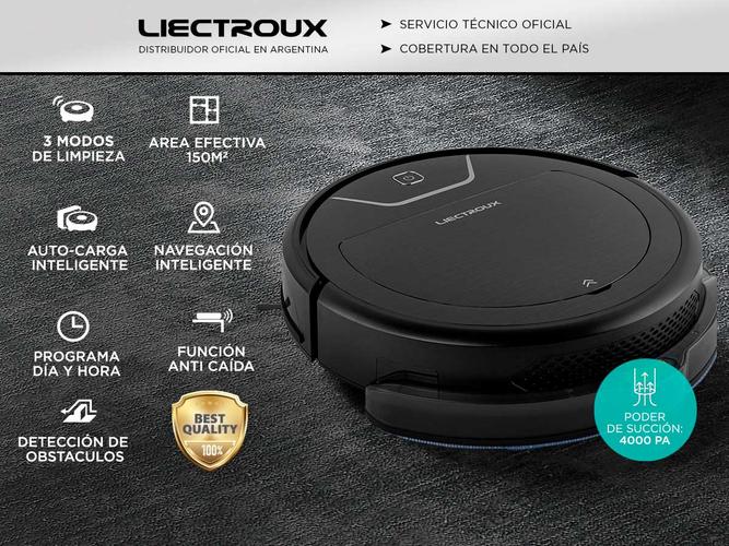 Aspiradora Robot Liectroux V5S Trapeadora 3 Modos 150m2 Silenciosa - 1