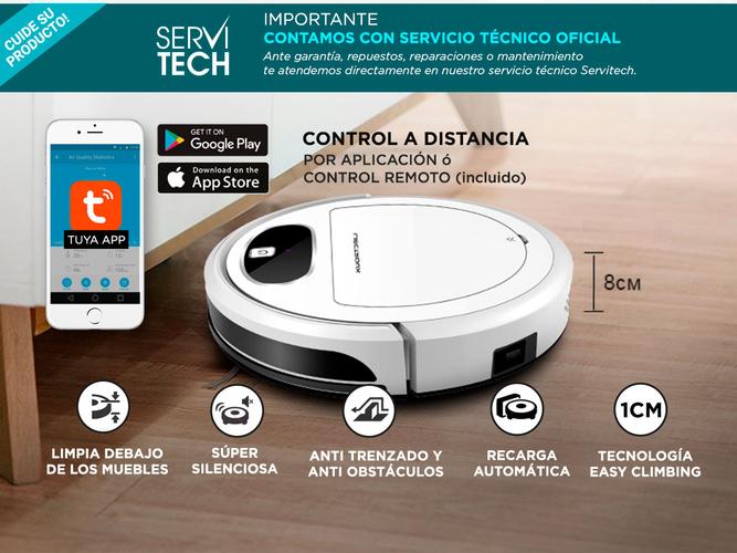 Aspiradora Robot Liectroux 11S Trapeadora 3 Modos 150m2 App Silenciosa - 3
